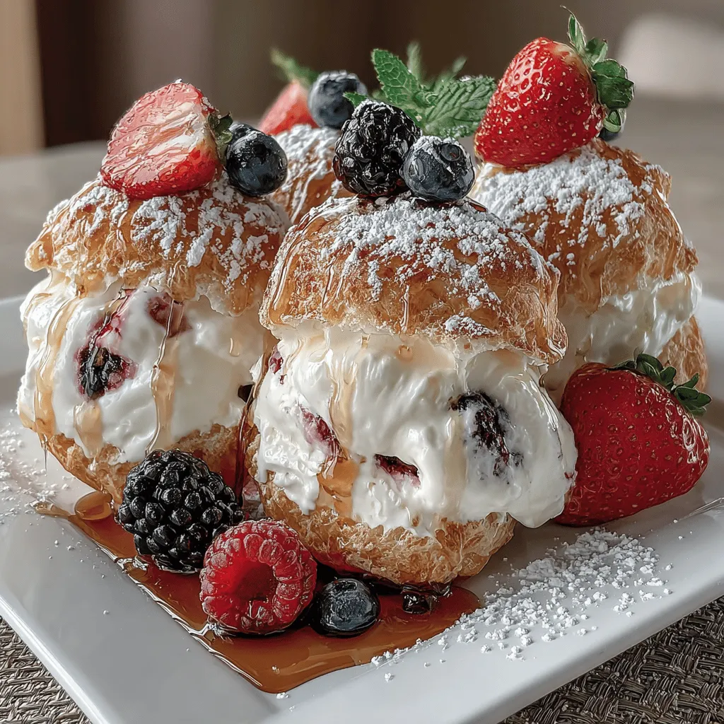 As the warm weather rolls in, there's nothing quite like the refreshing relief of a frozen dessert to cool you down. Summer is synonymous with indulging in sweet, icy treats that not only satisfy your cravings but also provide a burst of flavor. Among the myriad of options, Berry Bliss Frozen Yogurt Puffs stand out as a unique and delightful choice. This innovative dessert combines the creaminess of yogurt with the light, airy texture of cream puffs, all while being enriched with the natural sweetness of fresh berries.