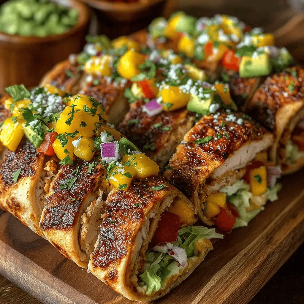 As summer approaches, there’s nothing quite like the vibrant flavors of tropical cuisine to brighten up your meals. One dish that perfectly encapsulates this spirit is the Tropically Grilled Chicken and Mango Salsa Wraps. This delightful recipe combines the succulent taste of grilled chicken with the refreshing sweetness of mango salsa, creating a culinary experience that transports your taste buds to sun-kissed shores. Whether you're hosting a backyard barbecue, preparing a quick weeknight dinner, or looking for a nutritious option to impress your guests, this dish is versatile enough to suit any occasion.