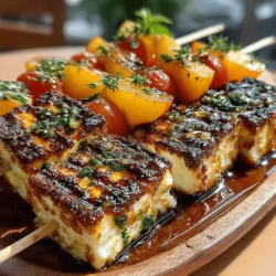 As summer approaches, the desire for fresh, light, and flavorful meals becomes more pronounced. One dish that perfectly embodies the essence of summer is Grilled Halloumi and Peach Skewers. This delightful recipe marries the savory richness of halloumi cheese with the sweet juiciness of ripe peaches, creating a harmonious balance of flavors that is both satisfying and refreshing. Whether you're hosting a casual barbecue or an elegant dinner party, these skewers are sure to impress your guests and tantalize their taste buds.