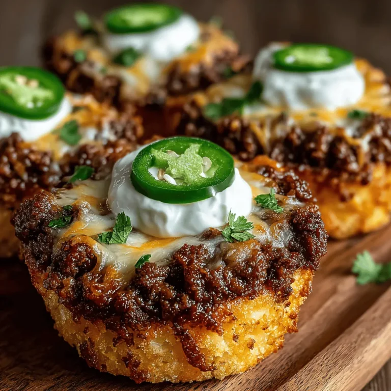 Once your ground beef is browned and crumbled, seasoning is critical to elevate the flavor of your taco cups. A well-seasoned mixture is the backbone of your dish, ensuring every bite is packed with flavor. After cooking, it's essential to let the beef mixture cool slightly before assembly. Allowing it to cool for about 10 minutes not only helps in handling but also prevents the tortilla shells from becoming soggy when filled with the warm beef.