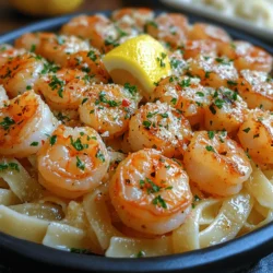 When it comes to whipping up a meal that is both quick and bursting with flavor, few dishes can compete with Zesty Garlic Shrimp Scampi Pasta. This enticing recipe is not only a culinary delight but also a practical choice for busy weeknights or special occasions where you want to impress your guests without spending hours in the kitchen. The delightful combination of succulent shrimp, aromatic garlic, and fresh ingredients creates a dish that is satisfying and memorable.