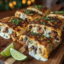 If you're on the lookout for a dish that perfectly balances bold flavors and comforting textures, look no further than Spicy Hatch Chili Chicken Burrito Melts. This delectable recipe brings together succulent chicken, spicy Hatch green chilies, and creamy cheese, all wrapped up in a warm tortilla for a satisfying meal that hits all the right notes. Whether you're hosting a casual gathering, preparing for a busy weeknight dinner, or meal prepping for the days ahead, these burrito melts are sure to impress.