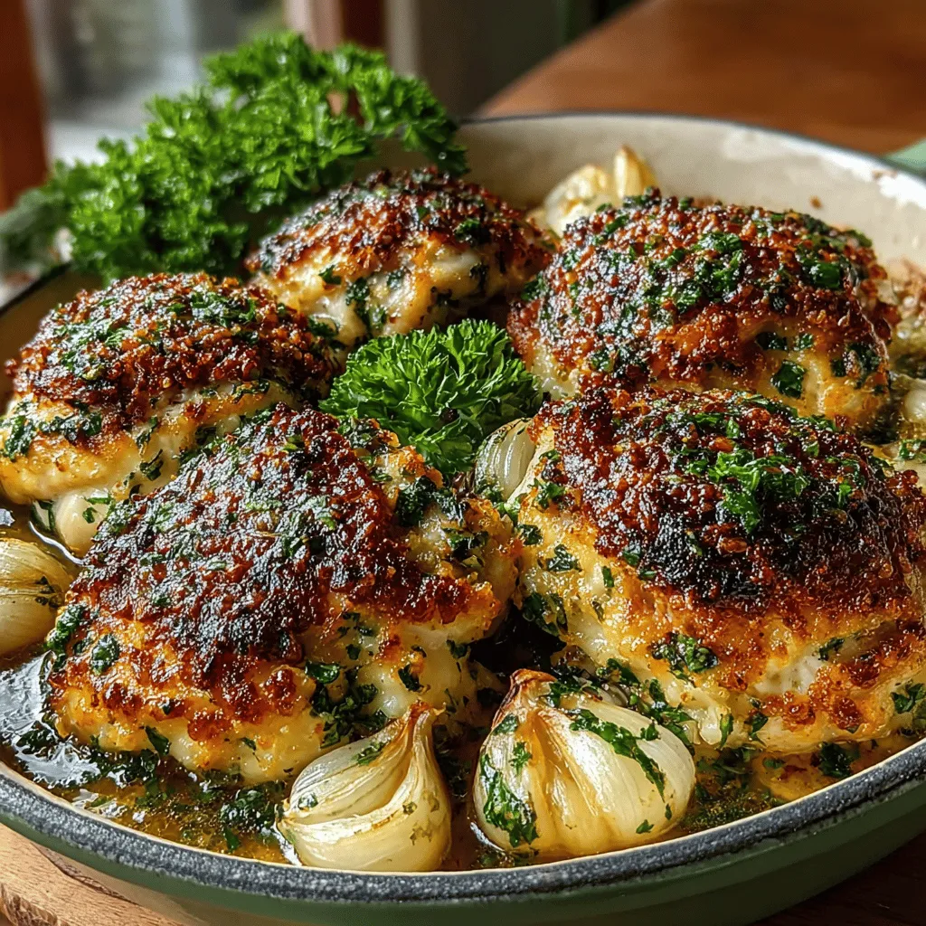 When it comes to comfort food, few dishes resonate with home-cooked goodness quite like Slow Roasted Garlic Parmesan Chicken. This recipe is a celebration of rich flavors, tender meat, and the irresistible aroma that fills your kitchen as it cooks. The combination of garlic and Parmesan creates a savory symphony that elevates this humble chicken dish into something truly special. Whether you’re preparing a family dinner or entertaining guests, this slow-roasted chicken will leave everyone raving about your culinary skills.