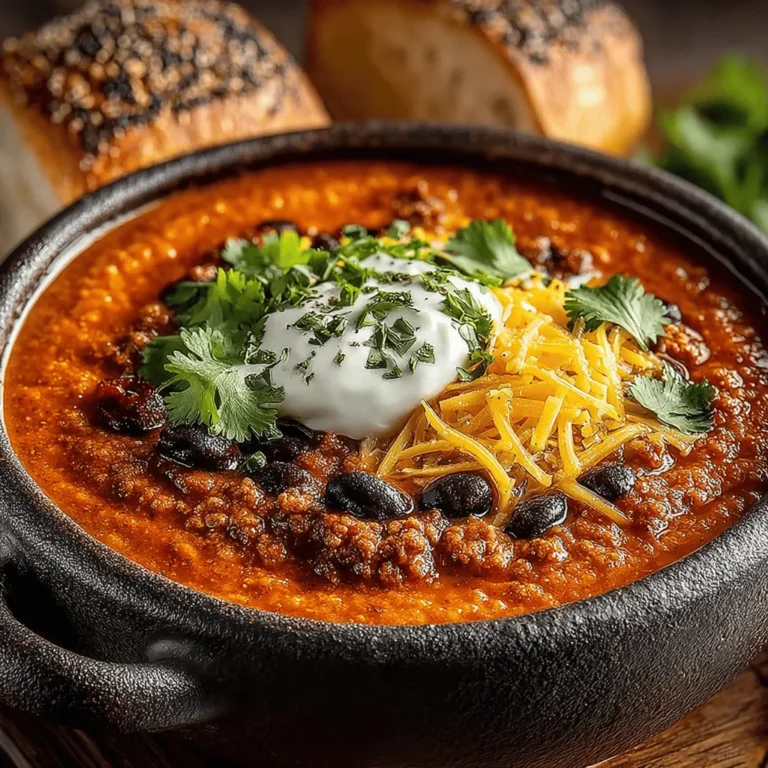 As the crisp air of autumn settles in, there's nothing quite like a steaming bowl of chili to embrace the season's warmth. The Fiery Autumn Pumpkin Chili recipe combines the rich, hearty flavors of traditional chili with the unique twist of pumpkin, creating a dish that is both comforting and satisfying. This recipe not only showcases the seasonal bounty of fall but also delivers a nutritious punch that is perfect for cozy evenings spent indoors.