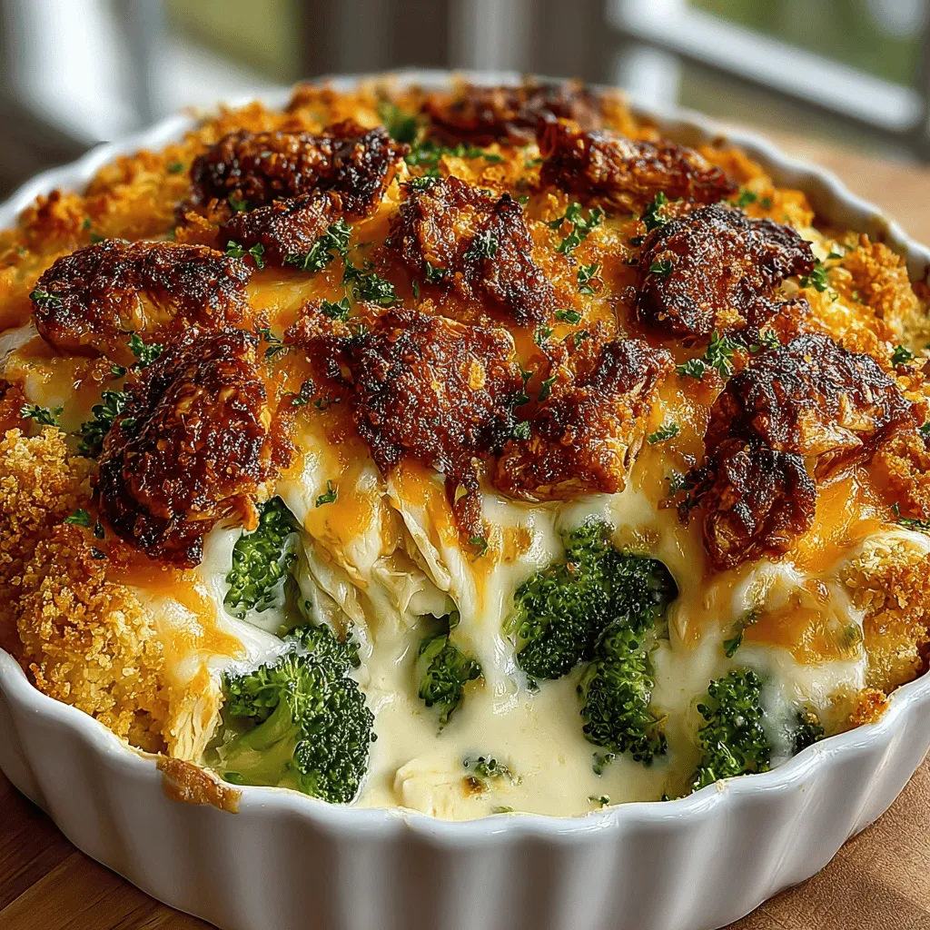 Casseroles have long held a special place in the hearts and homes of families across the globe. These one-dish wonders are renowned for their comforting qualities, providing warmth and satisfaction with every bite. The Cheesy Chicken & Broccoli Bliss Casserole embodies this essence perfectly, combining tender chicken, vibrant broccoli, and creamy cheese into a dish that is as delightful to eat as it is to prepare. This family-friendly recipe is not just about comfort; it’s also a way to sneak in some nutritious ingredients that everyone will love.
