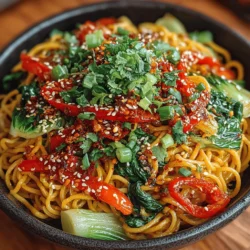 Spicy Garlic Chili Noodles