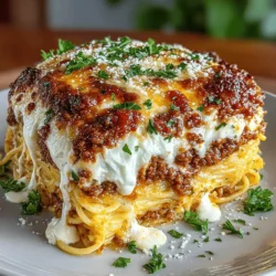Comforting Classic Baked Spaghetti Casserole