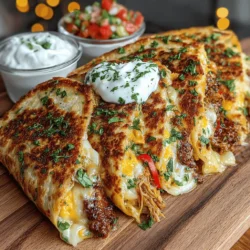 Veggie-Packed Chicken Quesadillas Recipe: Serving Suggestions, Nutritional Benefits, and Adaptations