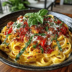 Creamy Tomato Basil Bliss: The Ultimate Pasta Experience