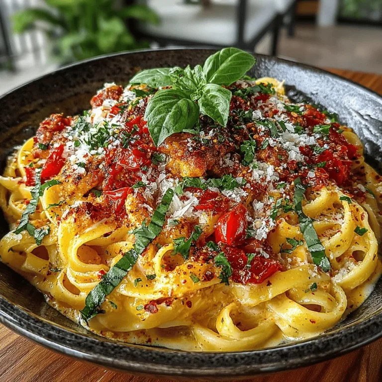 When it comes to comforting pasta dishes, few can rival the allure of Creamy Tomato Basil Bliss. This delightful recipe combines the richness of creamy sauce with the bright acidity of tomatoes and the aromatic freshness of basil, creating a symphony of flavors that is sure to please any palate. Whether you're seeking a quick weeknight meal or planning an intimate dinner for two, this dish is both accessible and indulgent, making it a perfect choice for any occasion.