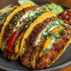 Crispy Baked Chicken Fajitas with Peppers: A Flavorful Delight