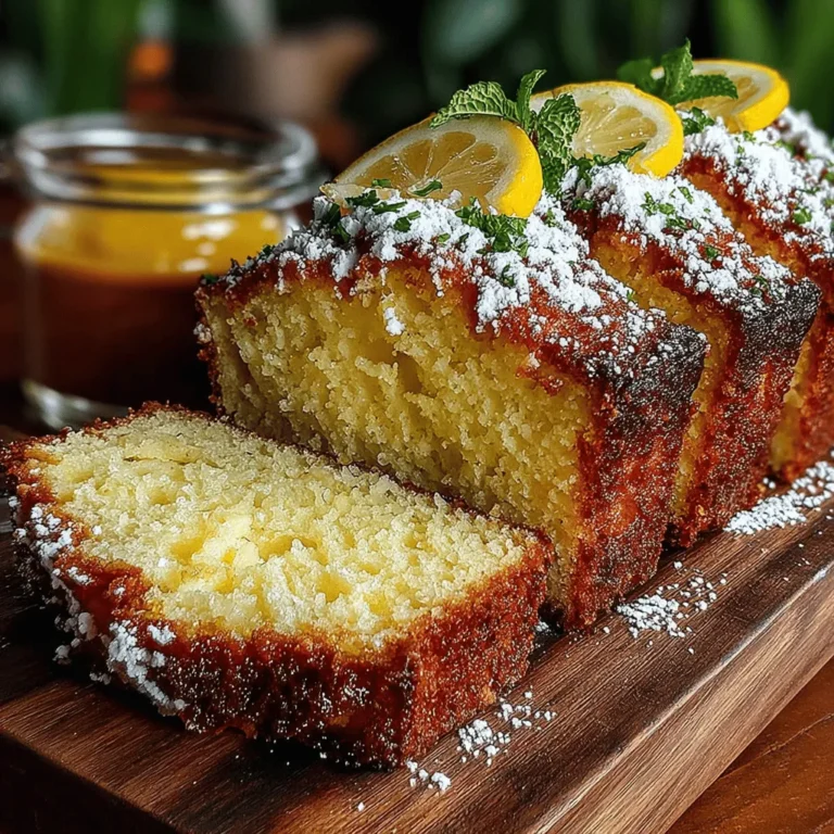 Lemon desserts have a unique ability to refresh and uplift the senses, making them a perennial favorite among sweet treats. Among these, pound cake stands out not only for its rich, buttery flavor but also for its versatility across various occasions. The Lemon Zest Delight Pound Cake is a perfect embodiment of this appeal, combining the classic moistness of pound cake with the zesty brightness of fresh lemons. Whether you're celebrating a special occasion, enjoying a quiet afternoon tea, or simply indulging in a sweet treat at home, this cake is sure to impress with its delightful flavor and inviting aroma.
