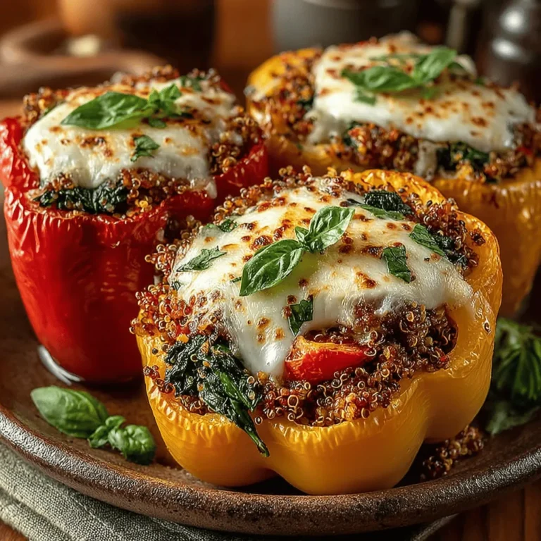One of the standout features of stuffed peppers is their ability to pack a nutritional punch. Each ingredient chosen for our Savory Turkey & Spinach Stuffed Peppers contributes to a balanced meal that supports overall health.