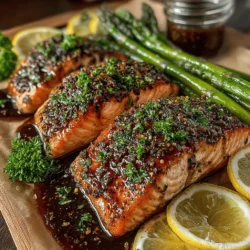Sweet & Savory Sheet Pan Honey Mustard Salmon and Asparagus