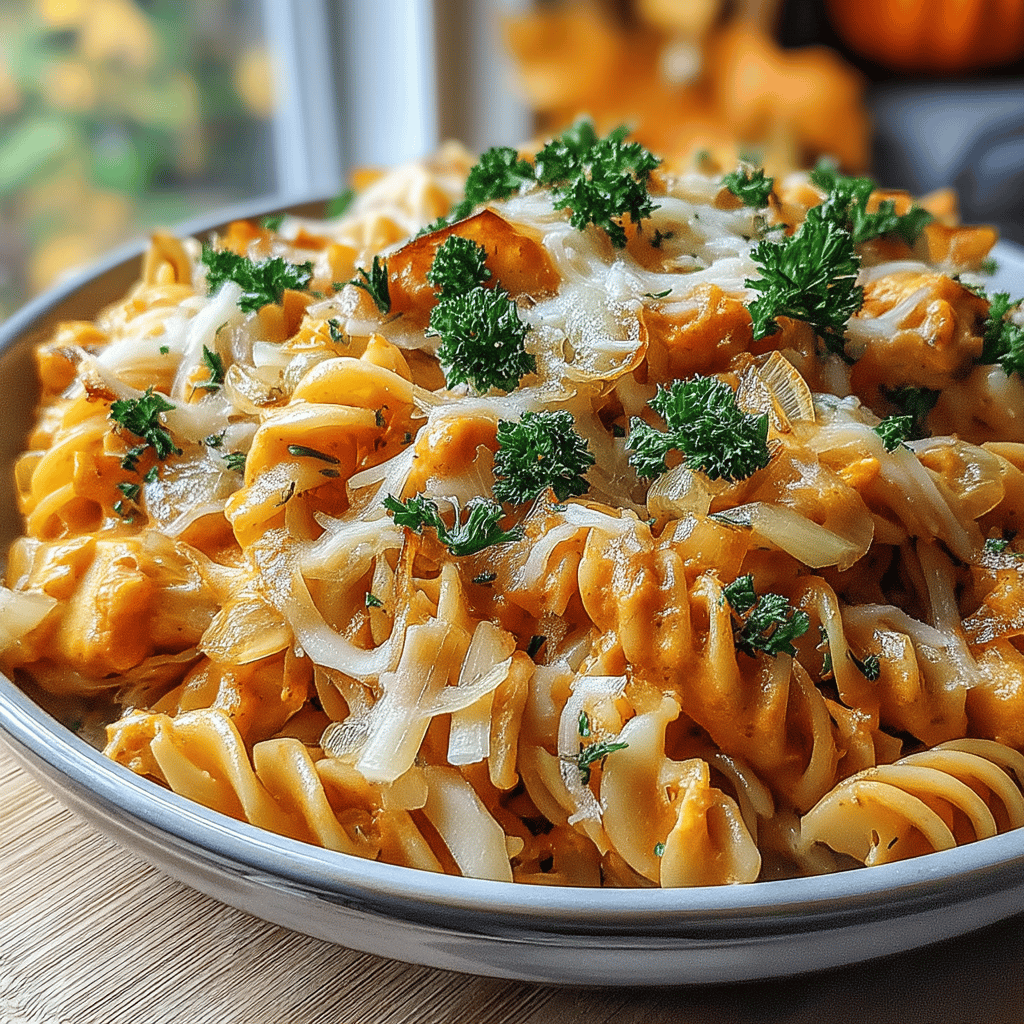 As the leaves change and the air turns crisp, there's nothing quite like cozying up with a warm, hearty meal that celebrates the flavors of fall. This One-Pan Cheesy Pumpkin Pasta is the perfect solution for busy weeknights when your family craves comfort food, but you don’t have the time or energy to spend hours in the kitchen.