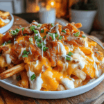 There's nothing quite like a plate of loaded fries to satisfy your cravings, and when you add a cheesy comfort spin, it takes this classic snack to an entirely new level! Perfect for game day gatherings, late-night munchies, or as a fun side dish for family dinners, these Quick Loaded Fries are not only delicious but also incredibly easy to whip up.